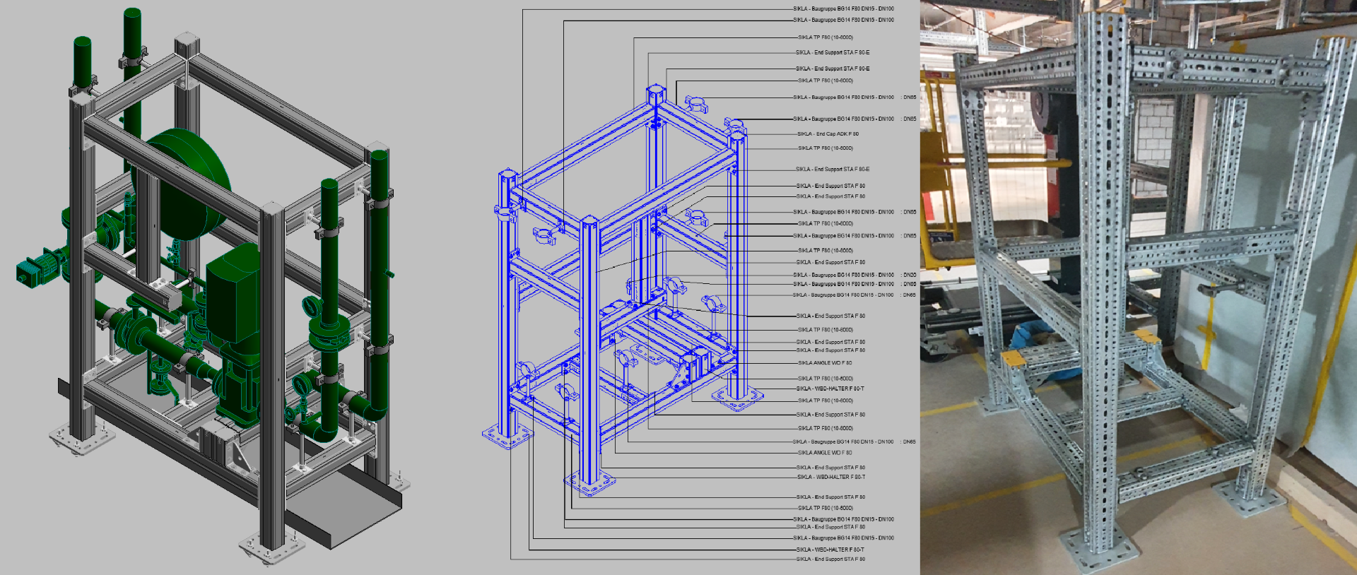 Engineers coordinating BIM models and CAD drawings
