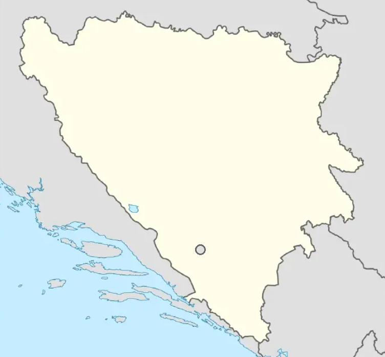 Bosnia and Herzegovina map